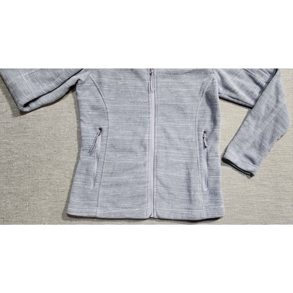 Columbia Womens Full Zip Fleece Jacket Gray Size Small - Picture 3 of 16